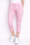 Cut Off Colour Denims Light Pink