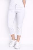 Cut Off Colour Denims WHITE