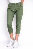 Cut Off Colour Denims LIGHT OLIVE image