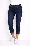 Comfort Denim Cut Offs Dark Blue