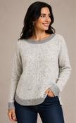 Tonal Melange Sweater Grey image