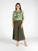 T30661  AIRFLOW WIDE LEG TROUSER KHAKI