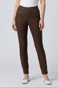 27 Inch Embroidered Trousers T31255 – Chocolate Brown image