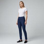 T31268  27 INCH DENIM STRETCH TROUSER WITH POCKE Dark Blue image