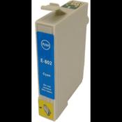 Compatible Epson T0802 Cyan Inkjet Cartridge image