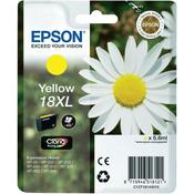 Genuine Epson 18XL (T1814) Yellow High Yield Inkjet Cartridge C13T18144010 (Daisy) image