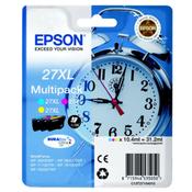 Genuine Epson 27XL (T2715) CMY Multipack C13T27154010 (Alarm Clock)