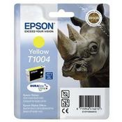 Genuine Epson T1004 Yellow Inkjet Cartridge C13T10044010 (Rhino) image
