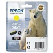 Genuine Epson 26XL Yellow Inkjet Cartridge C13T26344010 (Polar Bear) image