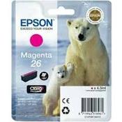 Genuine Epson 26 (T2613) Magenta Inkjet Cartridge C13T26134010 (Polar Bear) image