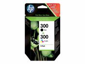 Genuine HP 300 Black/Tri Colour Multipack CN637EE image