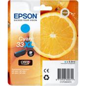 Genuine Epson 33XL High Yield Cyan Inkjet Cartridge C13T33624010 image