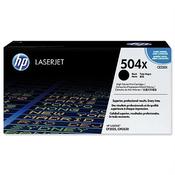 Genuine HP 504X Black Toner Cartridge CE250X image