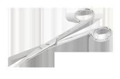 DRESSING SCISSORS B/S 155MM STR