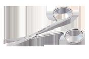 IRIS SCISSORS 90MM CVD image