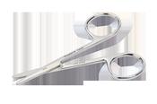 STRABISMUS SCISSORS 90MM STR