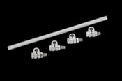 UNILATERAL KIT KE+ LARGE 4 CLAMPS 1 BAR 240MM