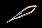 CASTROVIEJO'S TC NEEDLEHOLDER W/ CATCH 150MM