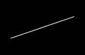 POSITIVE MID THREAD PIN 0.8MM SHANK 1.1MM THREAD 85MM LONG