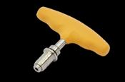 SOFT TOUCH QR T BAR HANDLE W/ AO COUPLING YELLOW