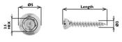 3MM SELF TAPPING CANCELLOUS SCREW 34MM image