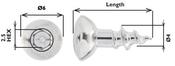 4MM PART THREAD CANCELLOUS SCREWS 28MM image