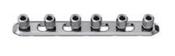 1.5MM LCP PLATES 4 HOLES 23MM WITH PRE.AS. DRILL GUIDES