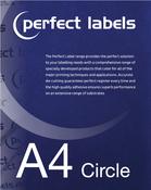 Circular A4 Die Cut Labels
