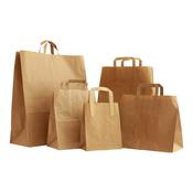 Brown Paper Bags (with flat handles)