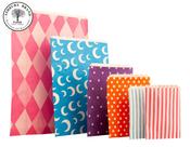 Colourful Flat Paper Counter Bags – No Handles | For Sweets &amp;amp; Candy | 500 to 1000 bags per pack