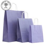 Lavender/Light Purple Paper Bags (with Twist Handles) image
