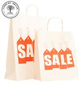 Sale Paper Bags (with Twist Handles)