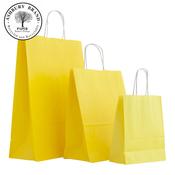 Yellow Paper Bags (with Twist Handles)
