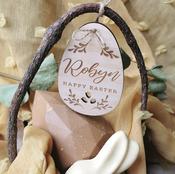 Spring Leaves Egg Decoration