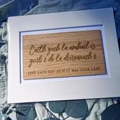 Live each day as if it was your last
