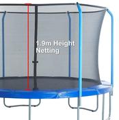12 ft Trampoline Safety Net - Higher type 1.9m ( for 10 or 5 Curved Pole trampoline ) image
