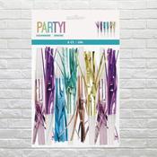 Foil Squawkers - Assorted Colours - 8 Pack