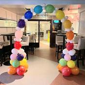 Std Quick Link Rainbow Helium Arch