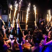 Champagne Party Sparklers - 4 Pack