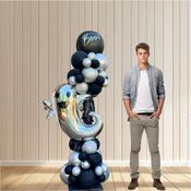 Ghost Halloween Party Balloon Stand (2m) image