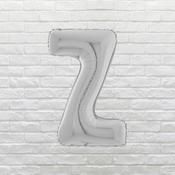 Silver Letter Z Balloon image