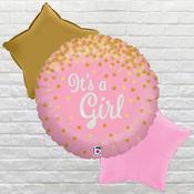 Glittering It's a Girl Bouquet image