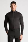 Remus Uomo 18625 Slim Fit Cotton Stretch Shirt Black image