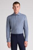 Remus Uomo 18757 Tapered Fit Cotton Shirt Blue image