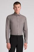 Remus Uomo 18757 Tapered Fit Cotton Shirt Light Brown image