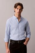 Calvin Klein 1255 Classic Fit Solid Oxford Shirt Estate Blue image