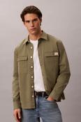 Calvin Klein 123G Comfort Cotton Overshirt Deep Lichen Green image
