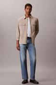 Calvin Klein 123G Comfort Cotton Overshirt Vintage Khaki image