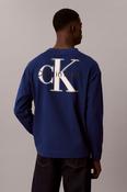 Calvin Klein 843G Oversized Fit Long Sleeve T-Shirt Estate Blue image