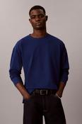 Calvin Klein 843G Oversized Fit Long Sleeve T-Shirt Estate Blue